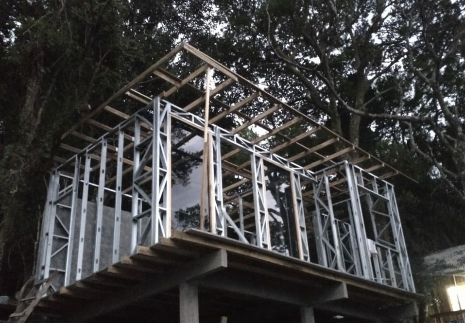 Casa Estrutura em steel frame