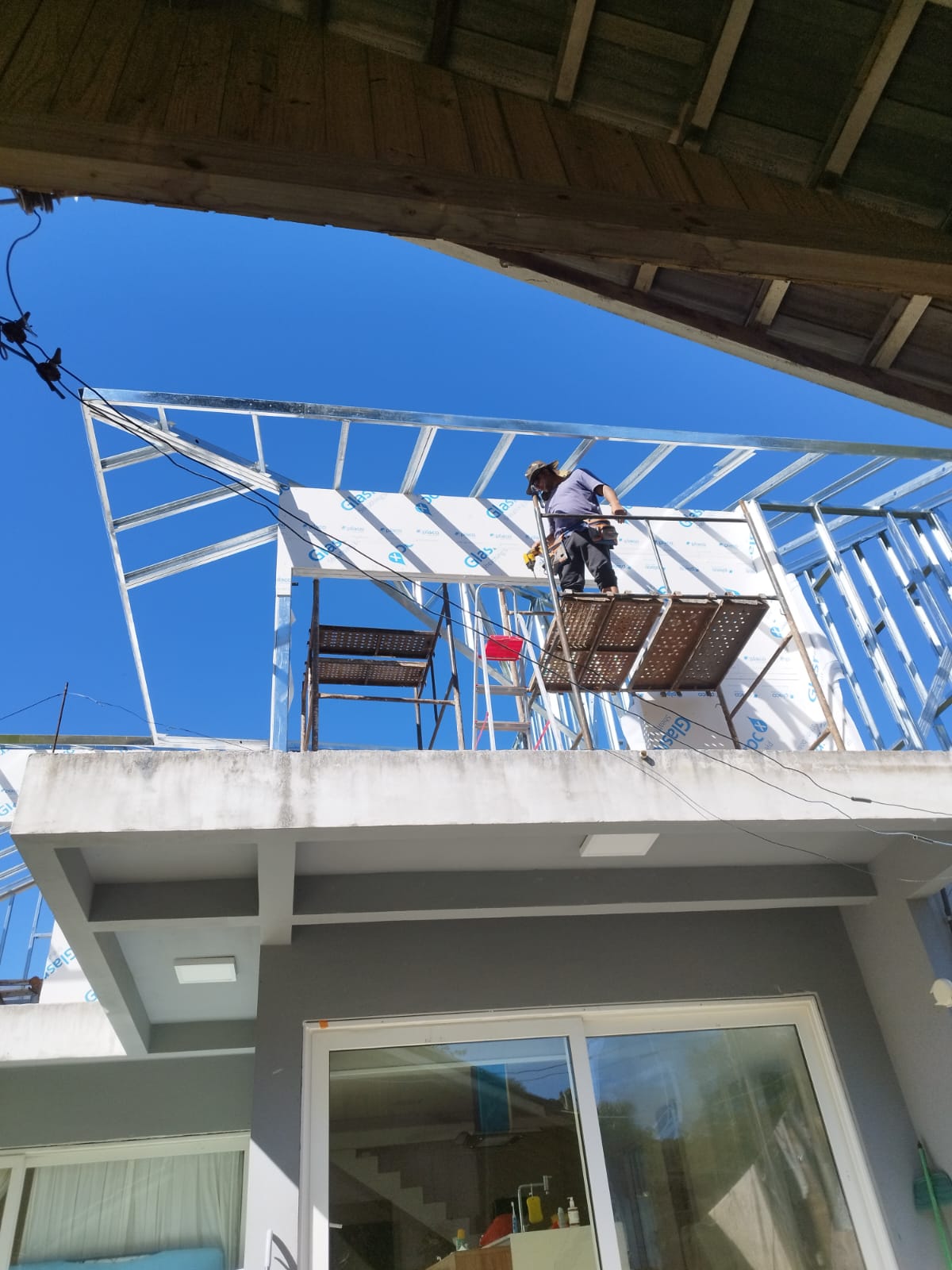 segundo piso em steel frame