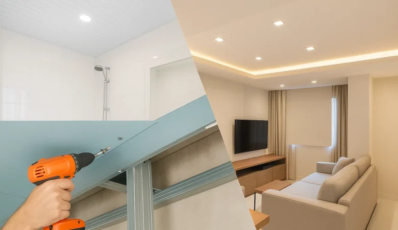 Forro de PVC ou gesso: qual escolher para cada tipo de ambiente?