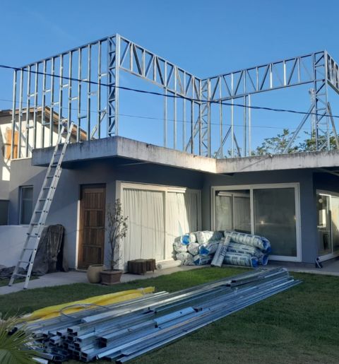 Segundo andar em Steel Frame