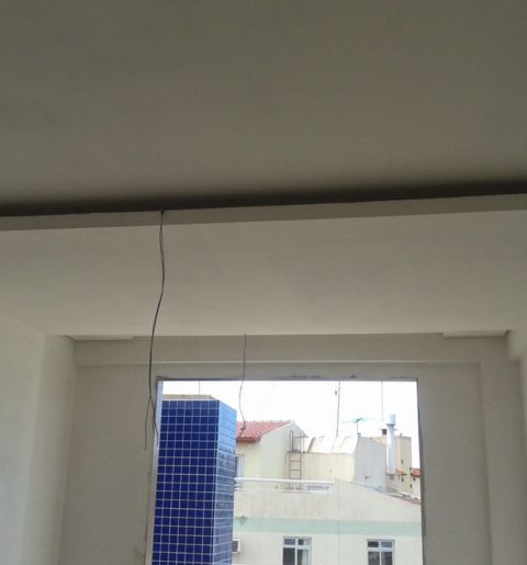 forro com rebaixo testeira