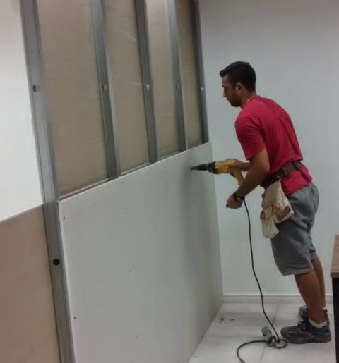 parede em desenvolvimento