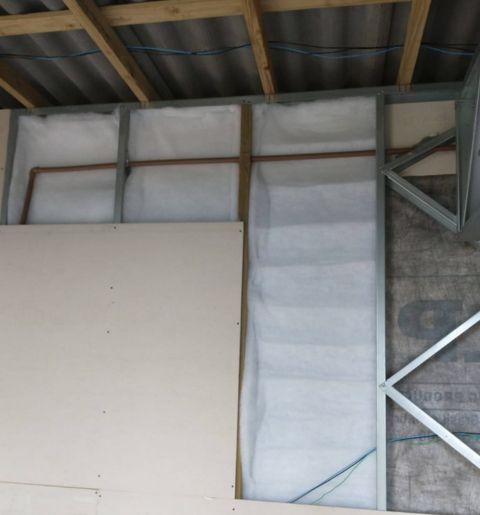 parede em drywall co isolamento termoacustico