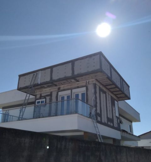 segundo andar de steel frame