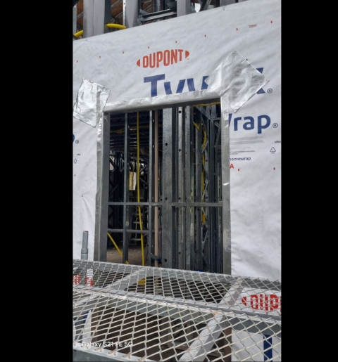 Steel frame casa de alto padrão.