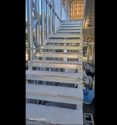 Steel frame casa de alto padrão.