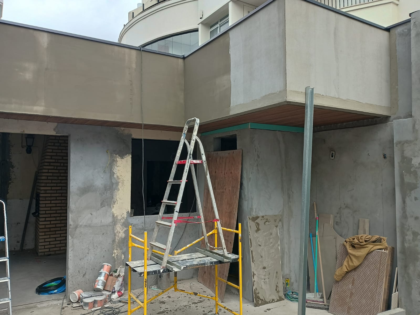 fachada e forro modular