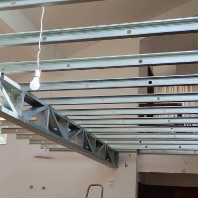 mesanino em steel frame e draywal