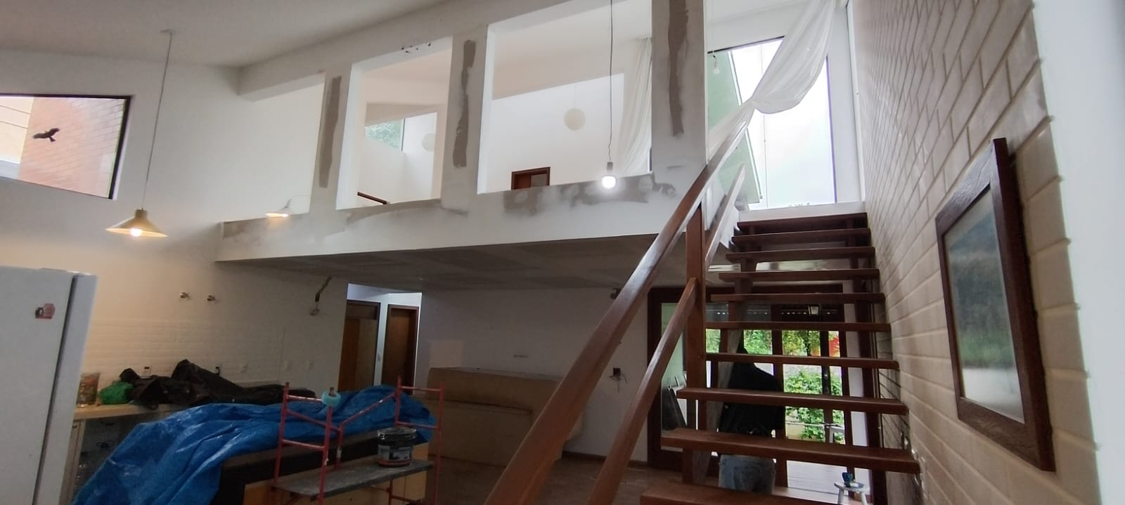 mesanino em steel frame e draywall