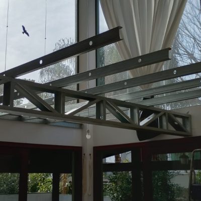 mesanino em steel frame e draywal